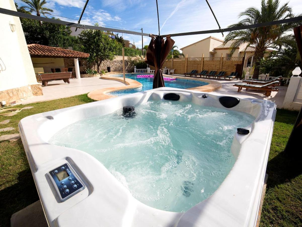 Villa Belucra,10P,Seaview,Jacuzzi,Pool Calpe Exteriér fotografie