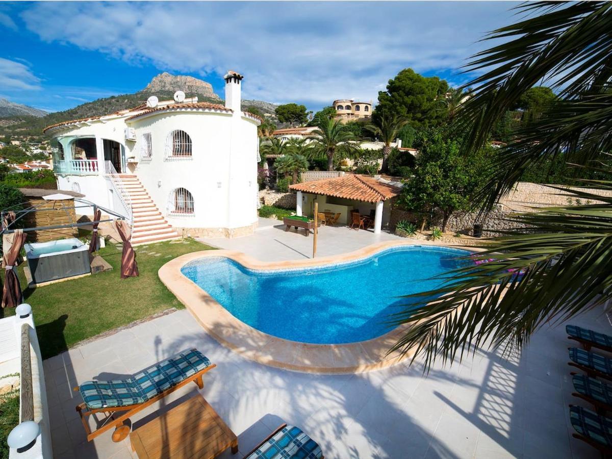 Villa Belucra,10P,Seaview,Jacuzzi,Pool Calpe Exteriér fotografie